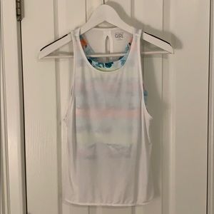 ATHLETA Girl double play tank. L/12